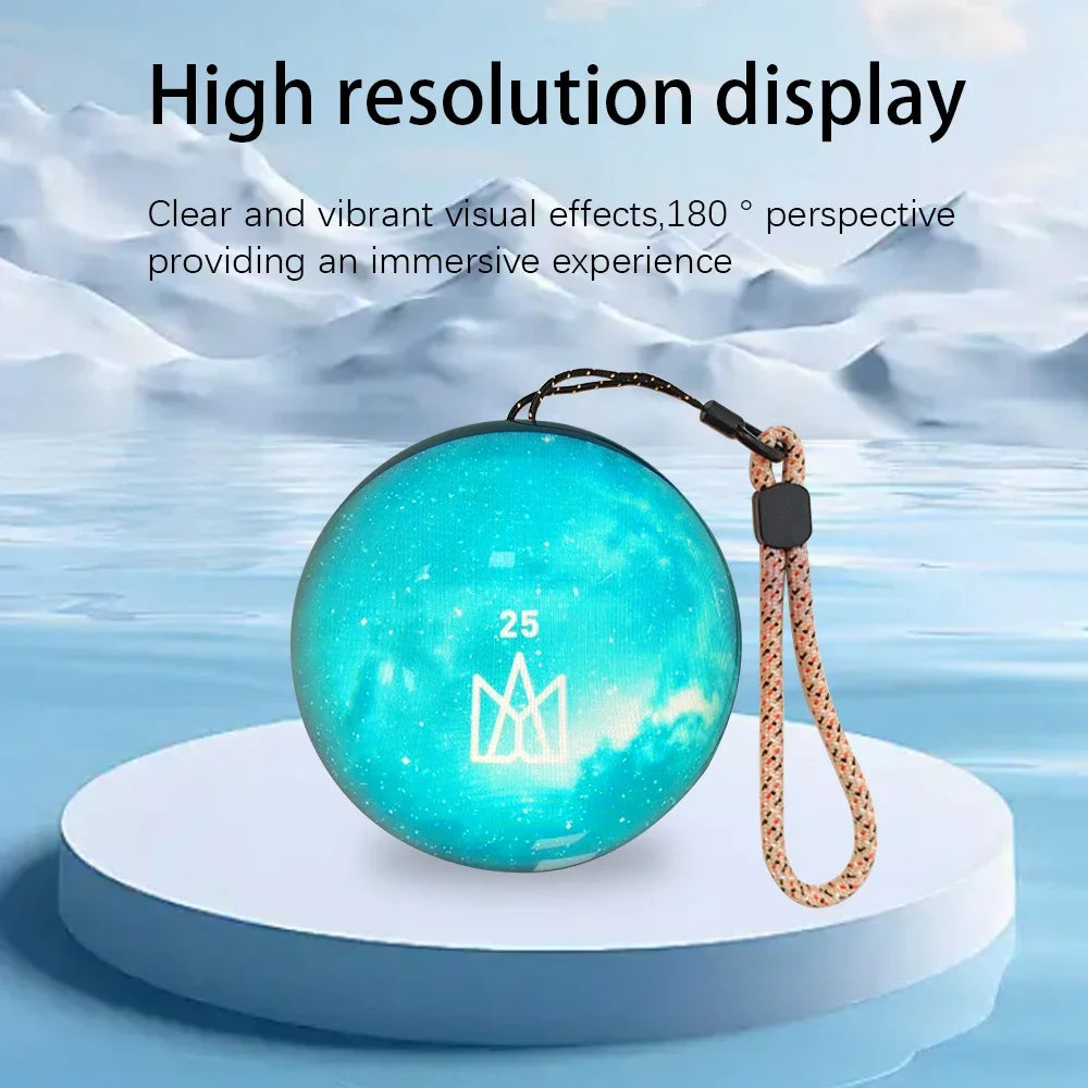 PixelSphere™ Custom Video Glass Ball – DIY LED Display Lamp & Personalized Gift