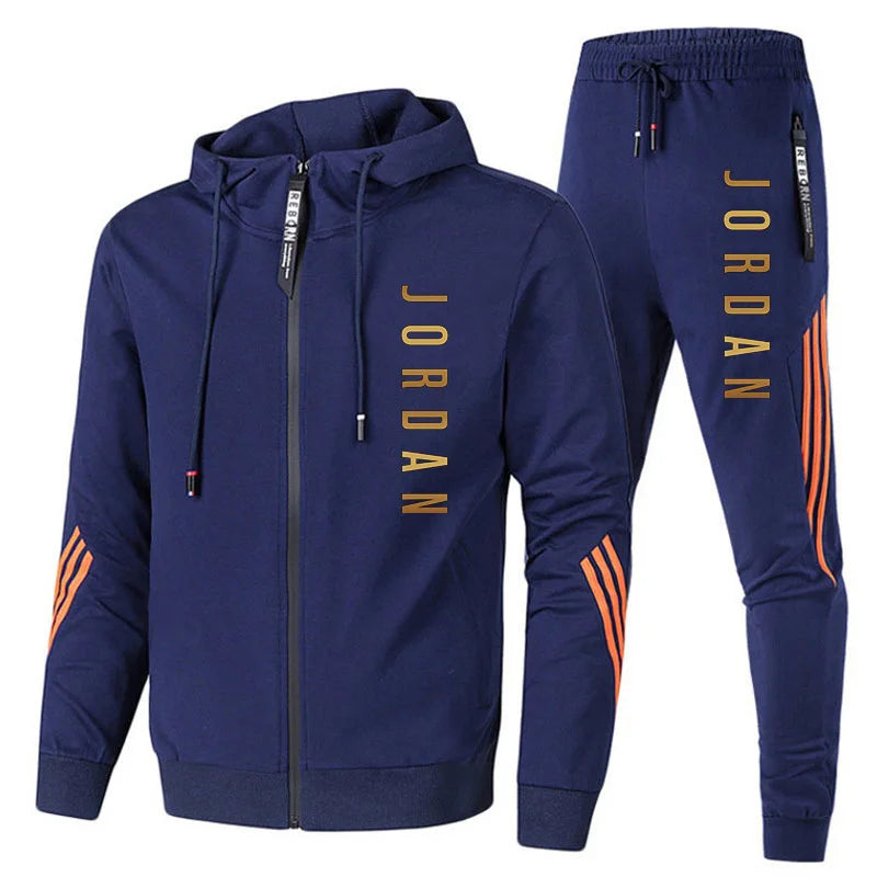 StreetHoops™ Men’s Basketball Hoodie & Joggers Set – 2-Piece Urban Sportswear