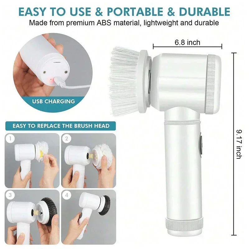 SmartScrub™ Electric Spin Brush – Multipurpose Cordless Cleaner