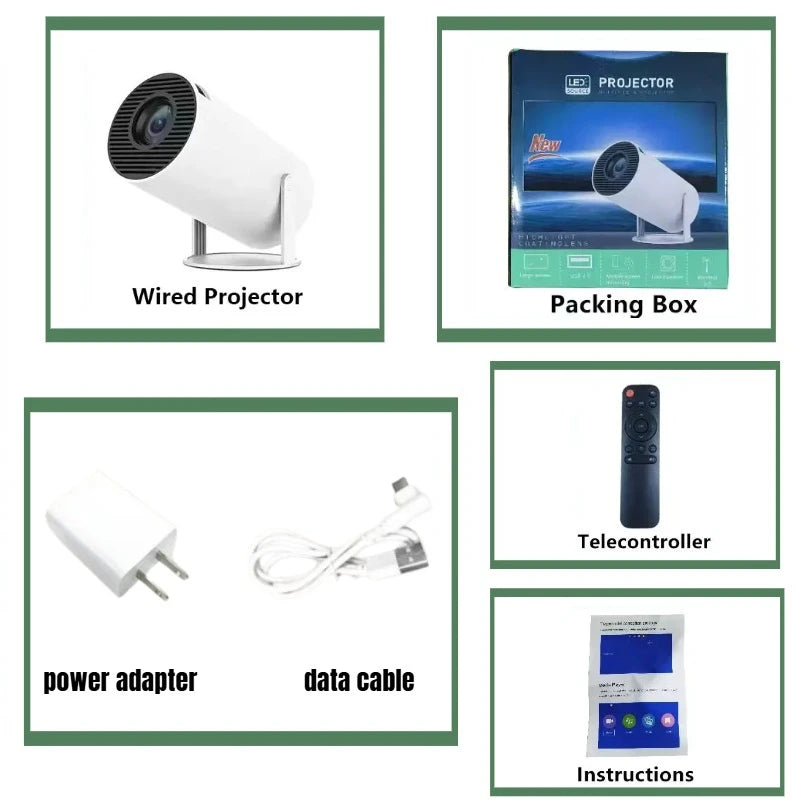 HY200 SkyCast™ – 270° Rotatable Full HD Pocket Projector