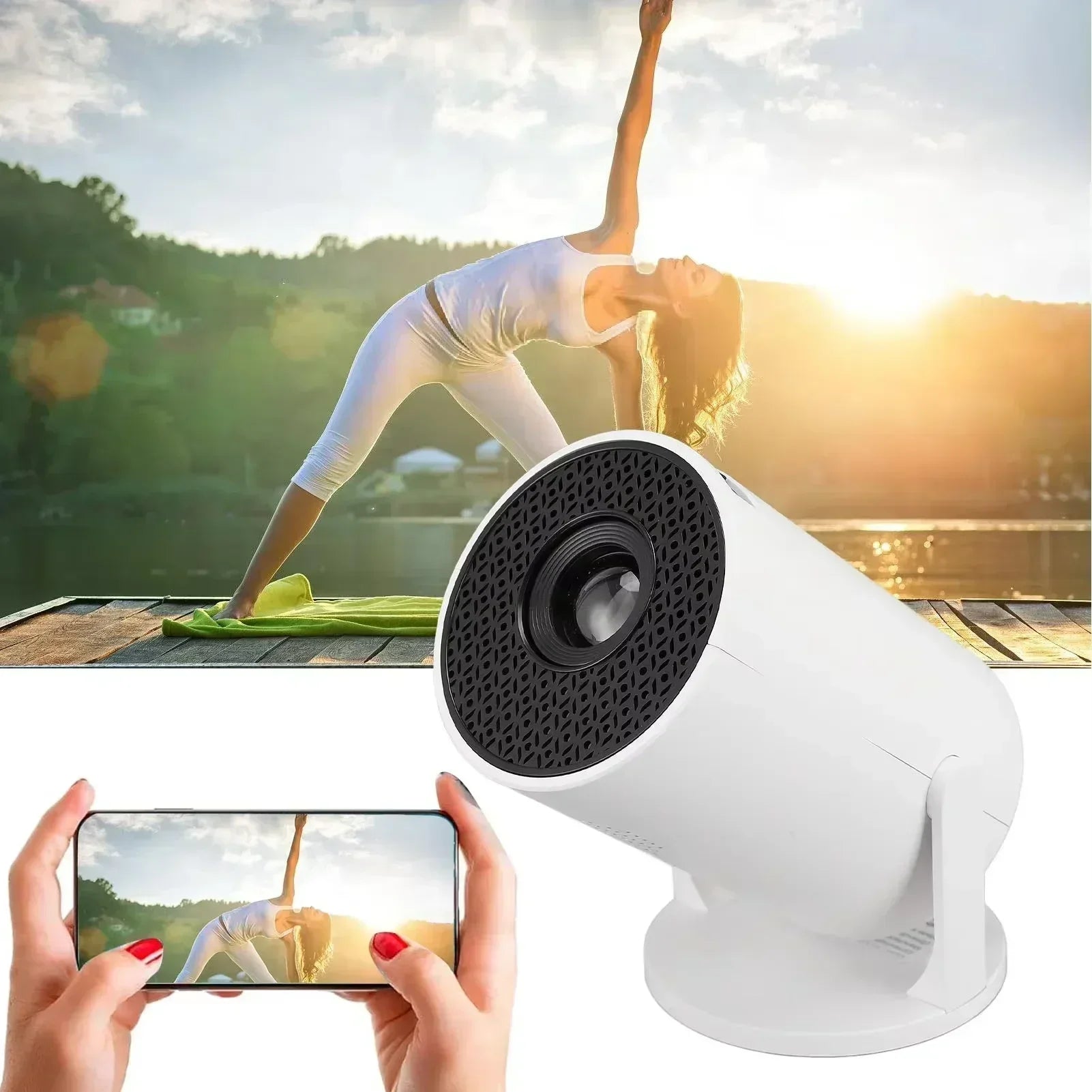 HY200 SkyCast™ – 270° Rotatable Full HD Pocket Projector