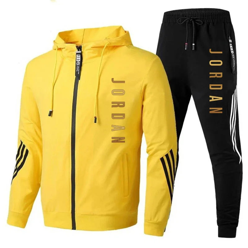 StreetHoops™ Men’s Basketball Hoodie & Joggers Set – 2-Piece Urban Sportswear