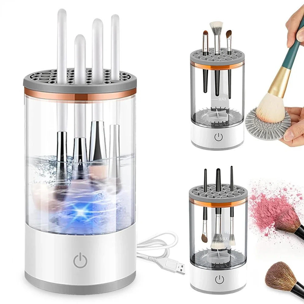 GlowClean™ 3-in-1 Makeup Brush Washer