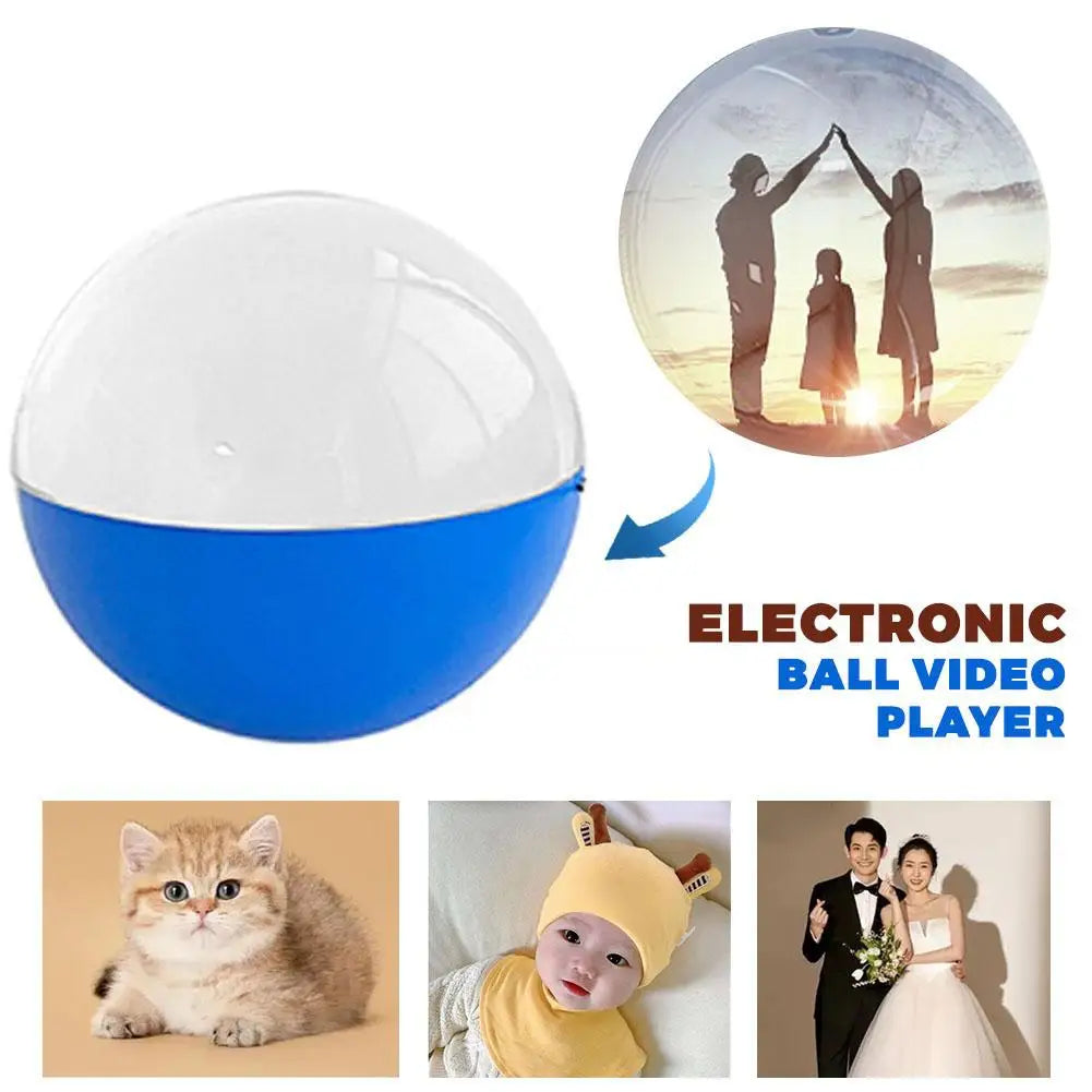 3D Crystal Ball Video Player – DIY Pixel Sphere Display (V3R4 Upgraded)