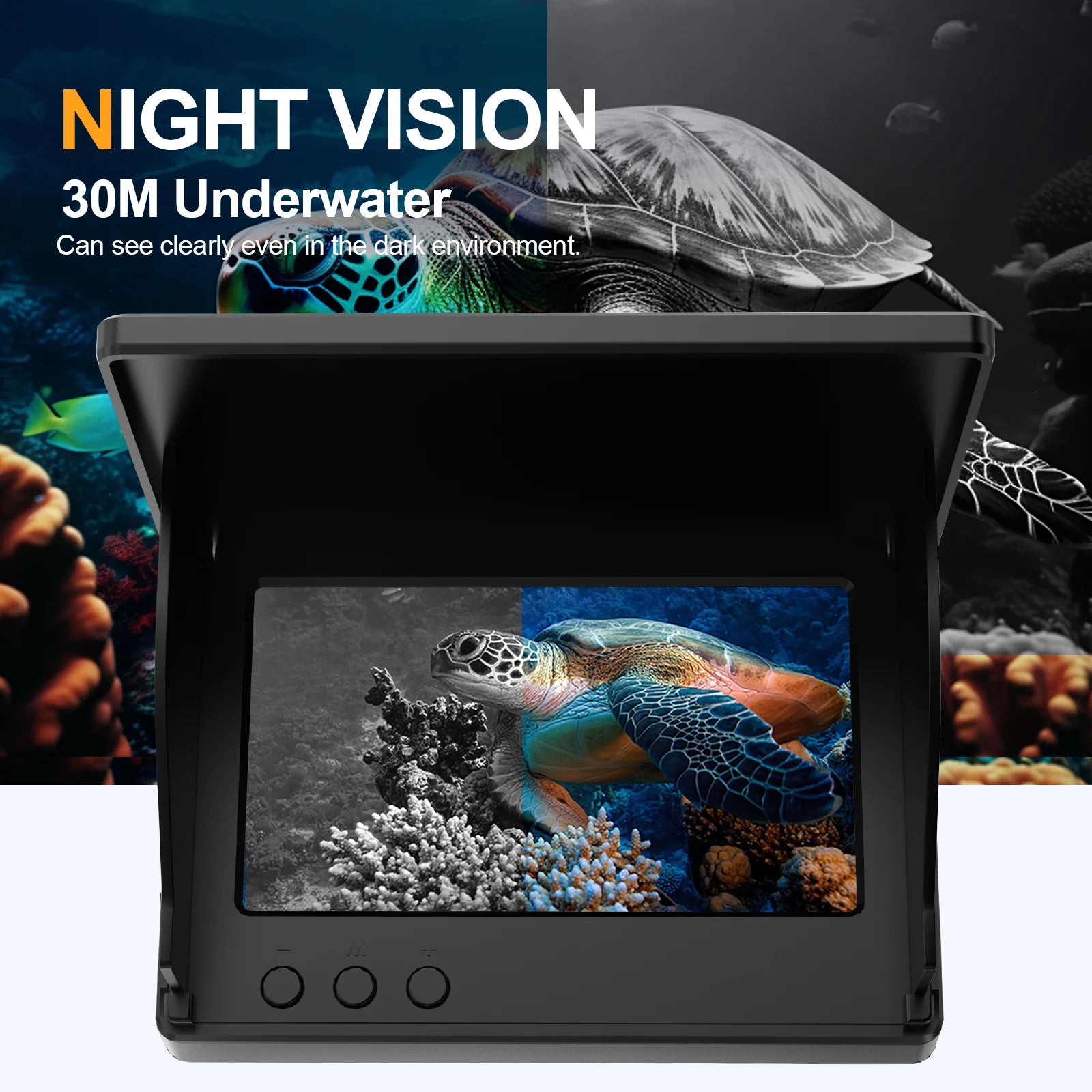 AquaSpy™ Portable Underwater Fish Finder – 5–7" LCD 1080P Camera with Night Vision, 120° Wide-Angle for Summer & Winter Fishing 🎣🐟