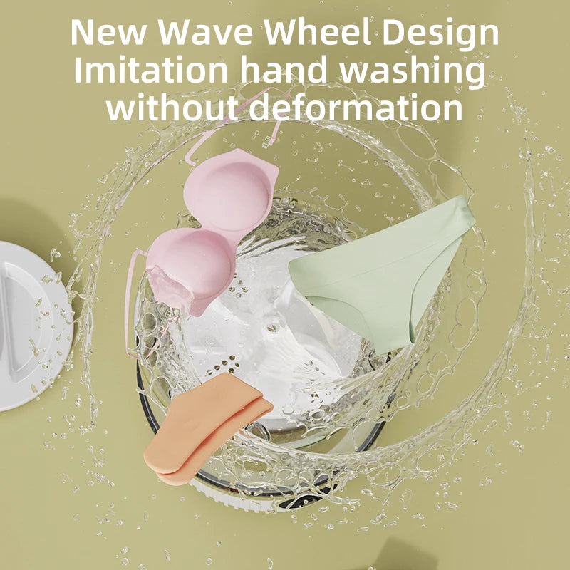 MiniWave™ Portable Electric Washing Machine – Wireless Cup, Sock, Underwear & Pet Clothes Cleaner