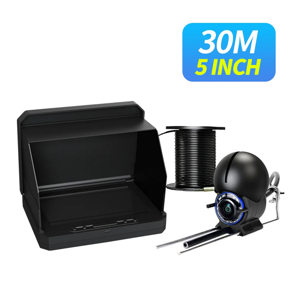 AquaSpy™ Portable Underwater Fish Finder – 5–7" LCD 1080P Camera with Night Vision, 120° Wide-Angle for Summer & Winter Fishing 🎣🐟