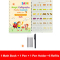 MagicWrite™ Reusable Calligraphy Practice Book – Kids’ English Version