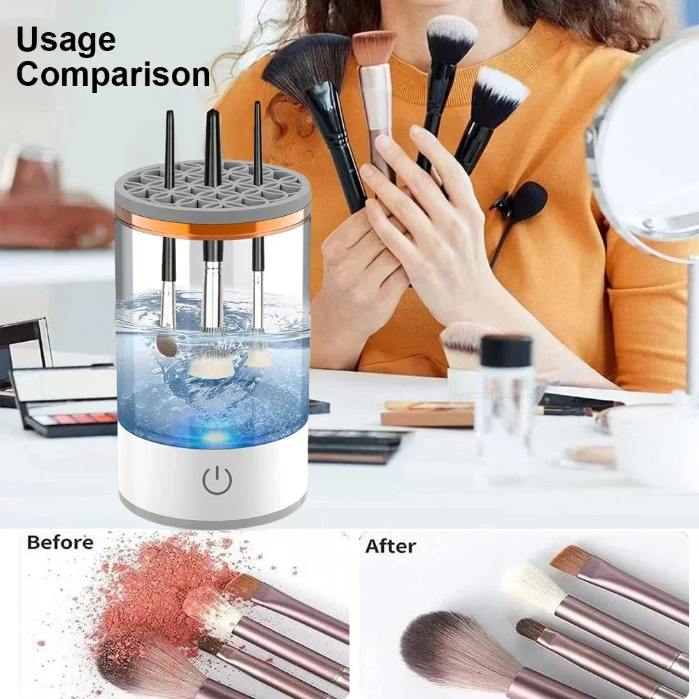 GlowClean™ 3-in-1 Makeup Brush Washer