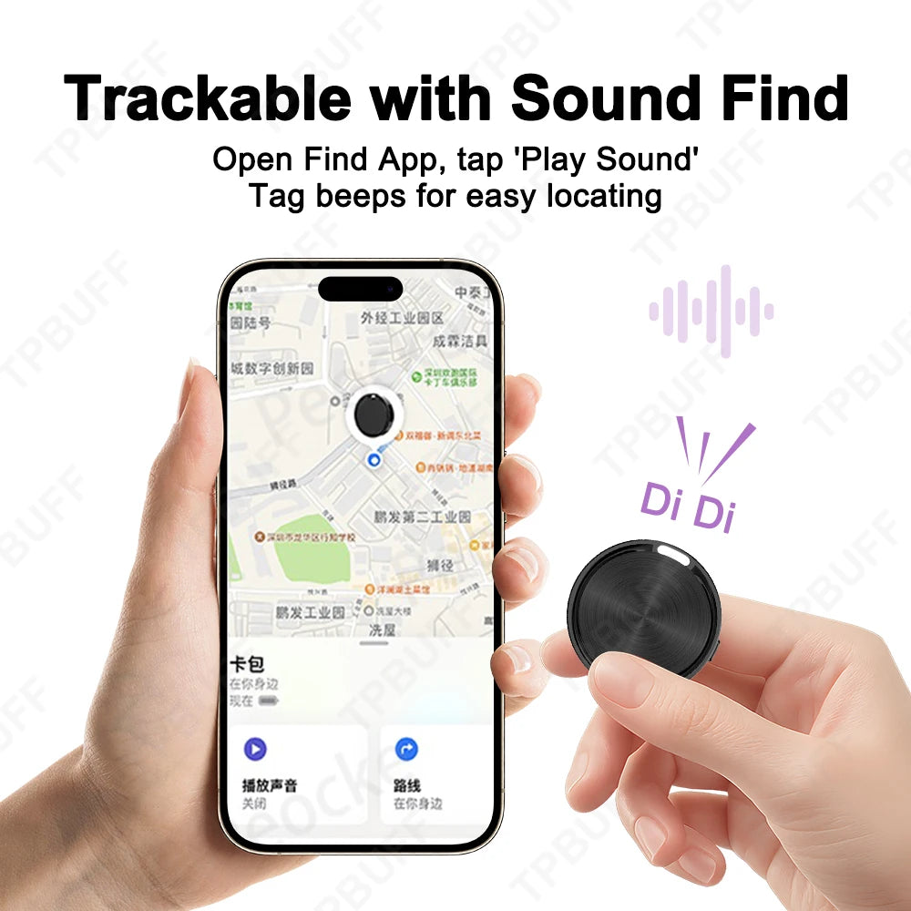 SmartTag Android Pro Bluetooth GPS Tracker – Google Find My Compatible Anti-Loss Key, Wallet & Luggage Locator