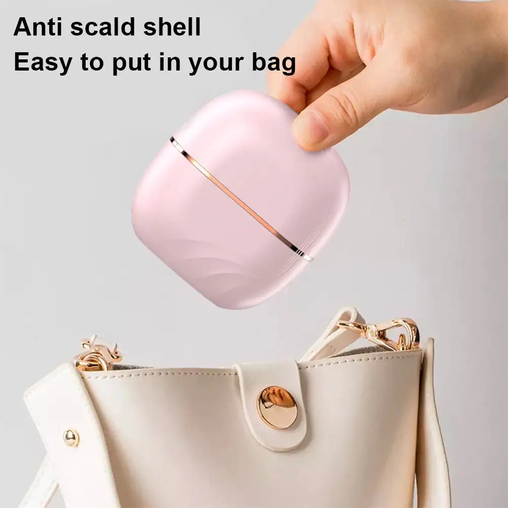 SilkGlide™ Cordless Hair Straightening Comb – Mini Wireless Styling Brush