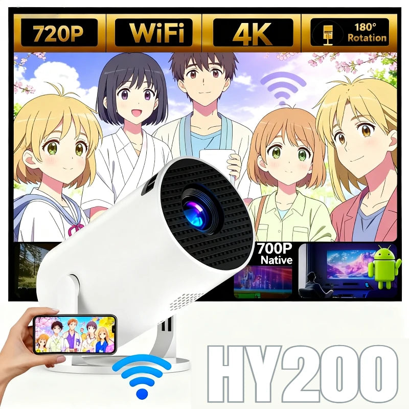 HY200 SkyCast™ – 270° Rotatable Full HD Pocket Projector