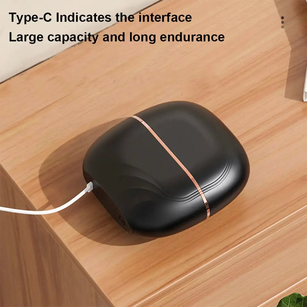 SilkGlide™ Cordless Hair Straightening Comb – Mini Wireless Styling Brush