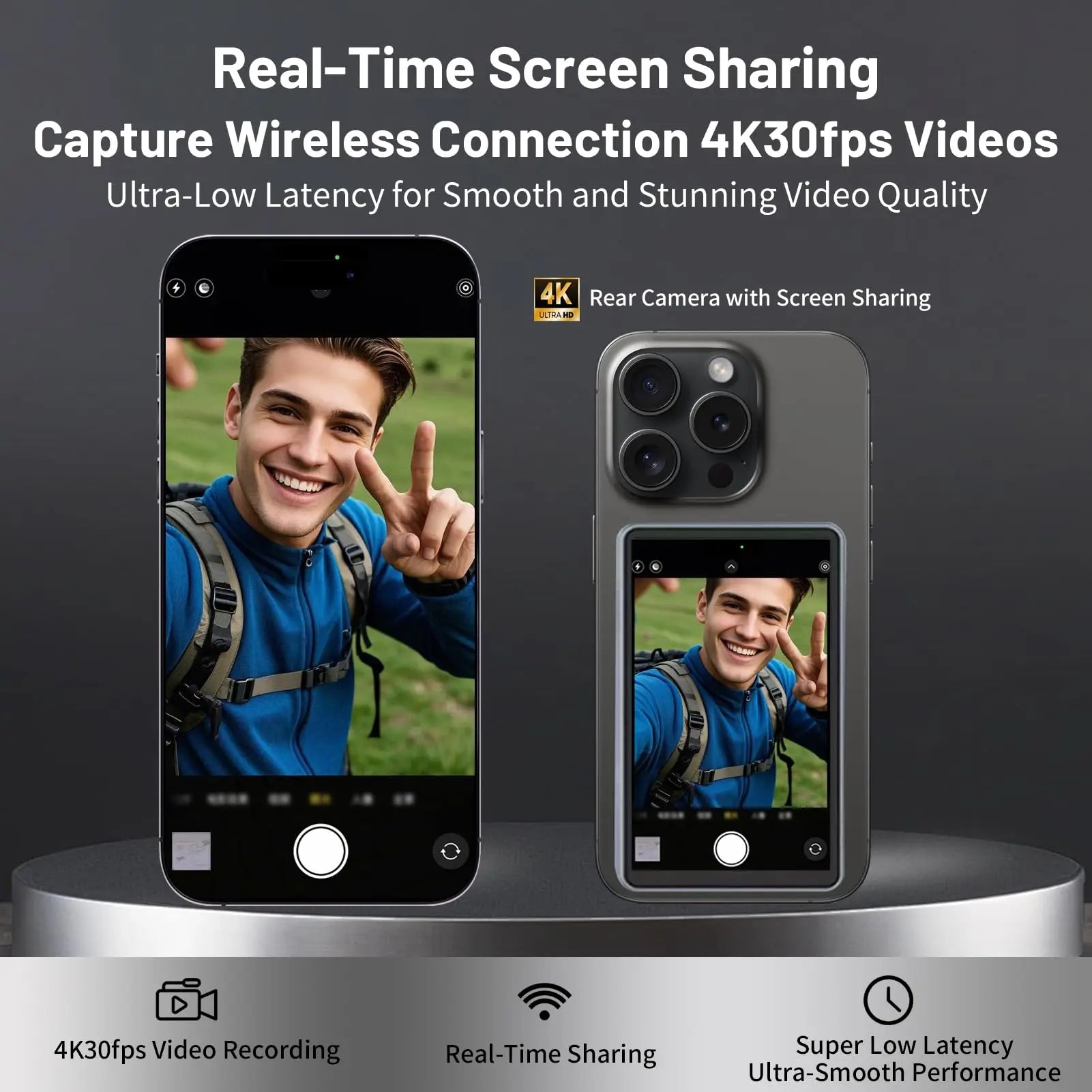 MagView™ Rear Camera Selfie Monitor